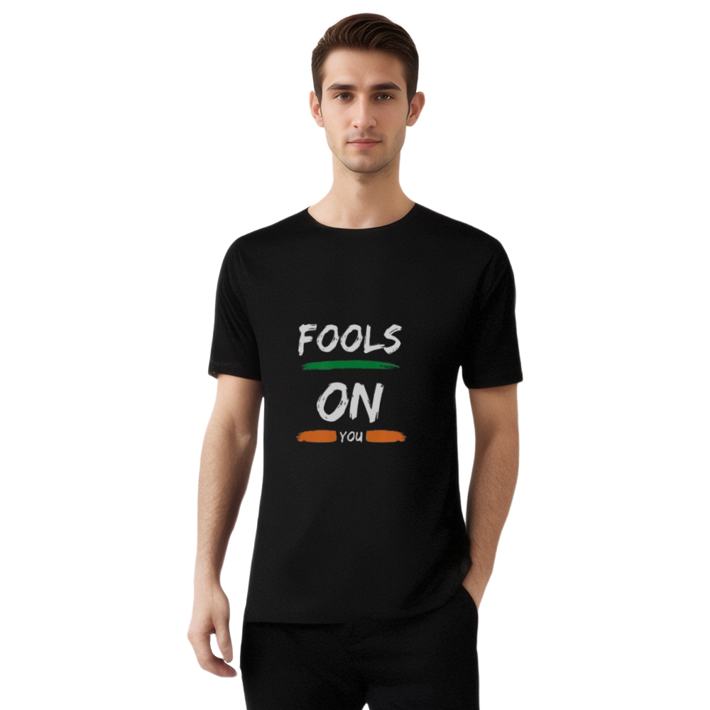 Fools On You April Fools' Day Printed T-shirt